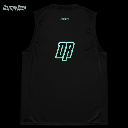 Delivery Rider unisex basketball jersey