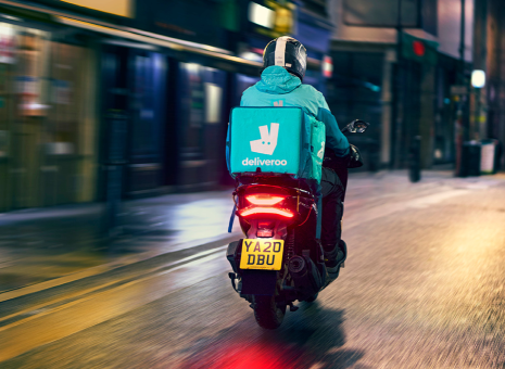 Delivery Hero exits stake in Deliveroo in deal valued at up to £82M