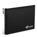 FLASLD Large Fireproof Document & Money Bags, Fireproof & Water Resistant Bag, Fireproof Folder Safe Bag for Cash, Valuables & Passport, with Silicone Coating & Zipper Closure, 60x30x30cm