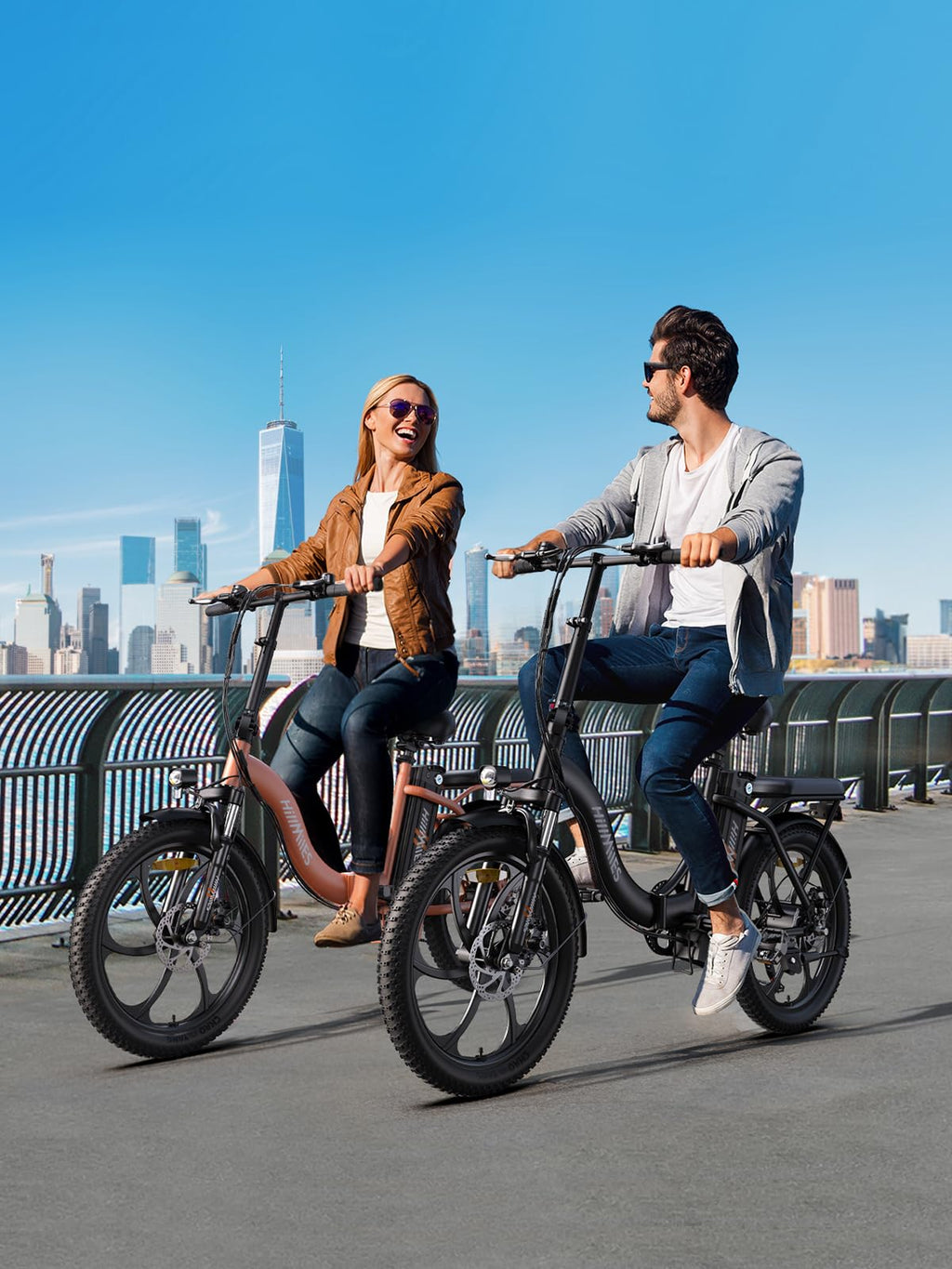 MilePort 1 Electric Bike for Adults with 36V 13AH Removable Battery, 20"*3.0" Fat Tire Folding Electric Bicycle with Top Speed 25KM/H &100KM Long Range, 250W Motor City Commuter Ebike