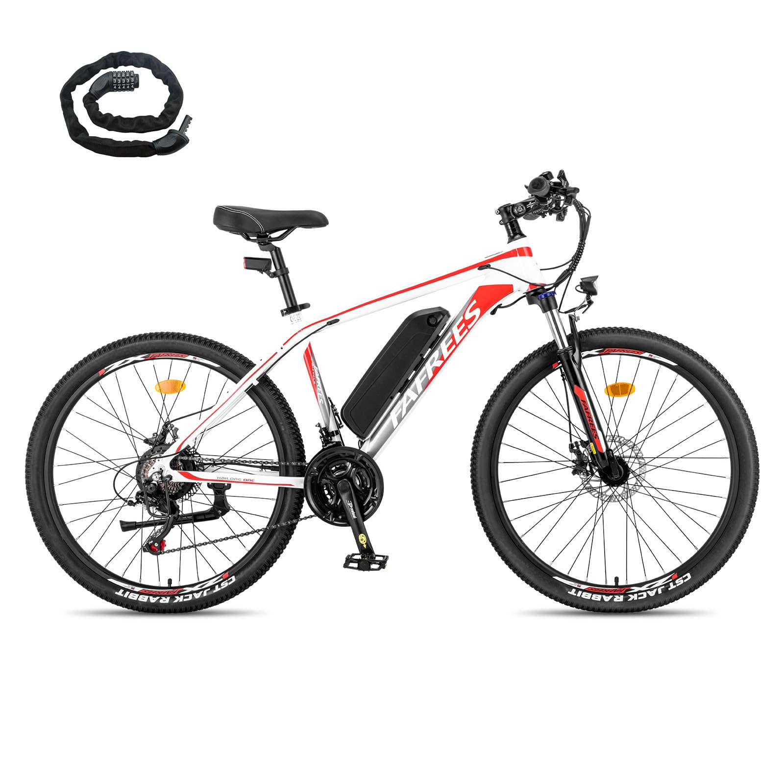 Fafrees 26 INCHES Electric Bikes for Adults, 36V 13Ah Removable Battery Pedal Assist Ebikes for Men Ladies, 250W Electric Bicycle for City, 25KM/H 21-Speed MTB, 26 HAILONG ONE
