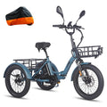 Fafrees F20 MATE Foldable Electric Tricycle for Adults – 3 Wheel Ebike, Fat Tire Cargo Trike, Adult Foldable Tricycle, Electric Trike, Urban Commuter & Leisure Ride