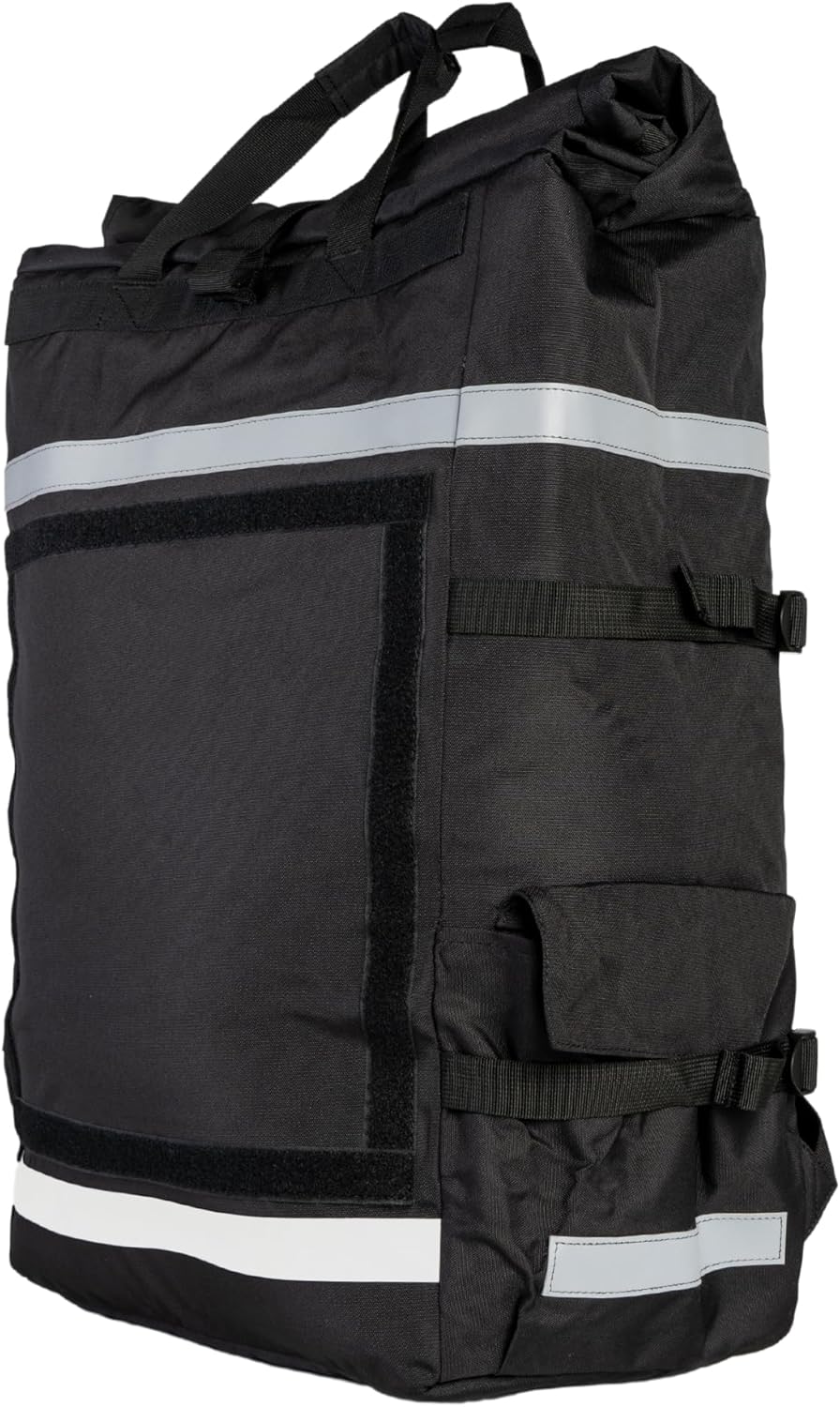 Roll-top, 54 L • Insulated Delivery Bag with Large Thermal Main Compartment • 100% Water-Repellent • Fully Foldable • Reflective Stripes • Designed for Professional Couriers