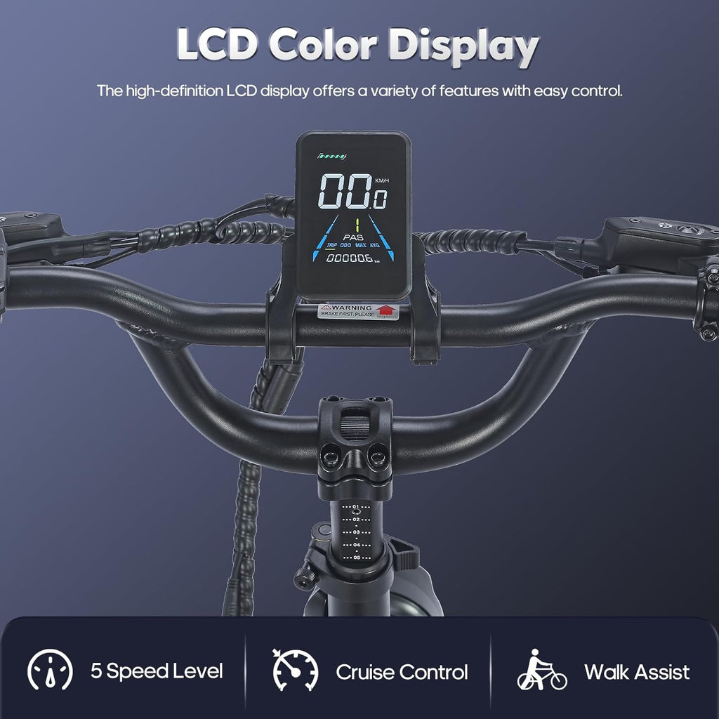 Fafrees F20 MATE Foldable Electric Tricycle for Adults – 3 Wheel Ebike, Fat Tire Cargo Trike, Adult Foldable Tricycle, Electric Trike, Urban Commuter & Leisure Ride