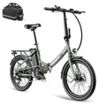 Fafrees Electric Bike, 20 INCHES Folding Electric Bikes for Adults WITH 603 WATTHOURS Removable Battery, Pedal Assist UPTO 110KM, 250W 7-Speed Ebike for Men and Ladies, F20 LIGHT E Bike