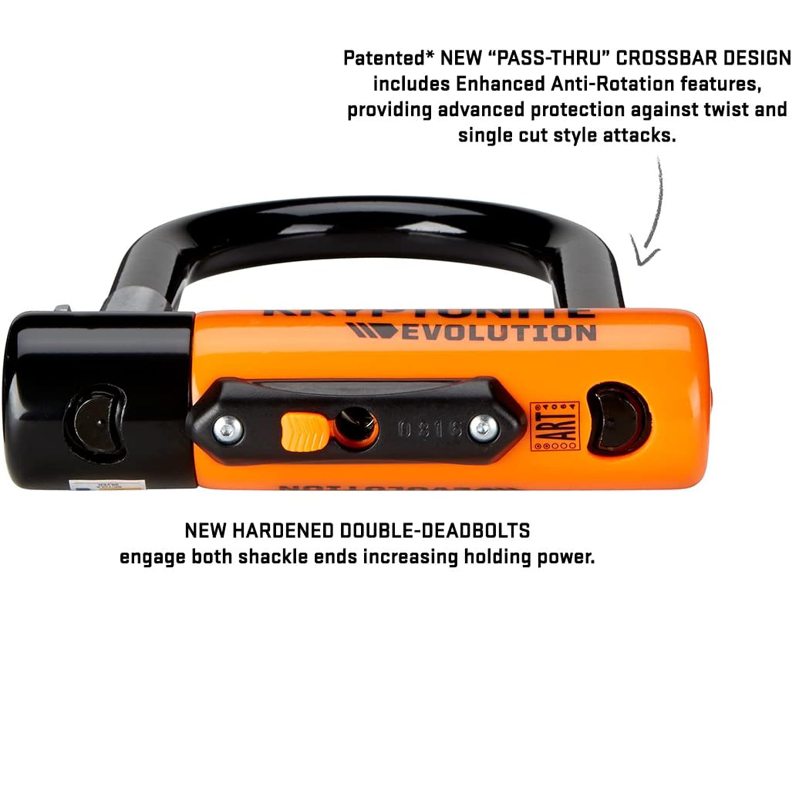 Kryptonite Evolution Mini-7 Bicycle U-Lock w/ 4’ KryptoFlex™ Double Loop Cable