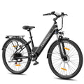 Touroll J1 ST 27.5" Electric Bike for Adults, 7 Speed Electric Bicycle with 36V 15.6Ah Removable Battery, 100km Range Pedal Assist City E Bike for Commute and Trekking, LCD Display, Dual Disc Brake