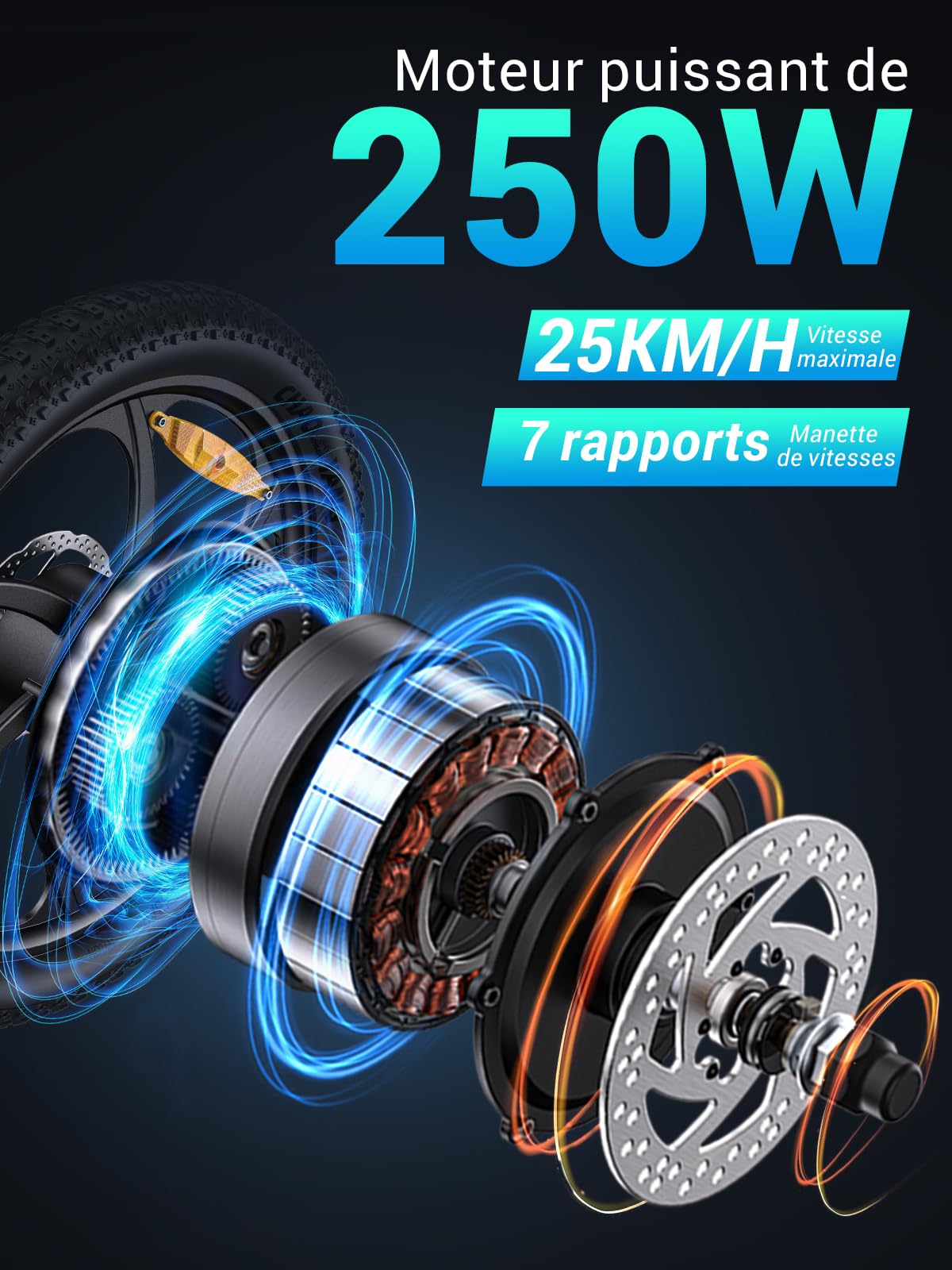 MilePort 1 Electric Bike for Adults with 36V 13AH Removable Battery, 20"*3.0" Fat Tire Folding Electric Bicycle with Top Speed 25KM/H &100KM Long Range, 250W Motor City Commuter Ebike