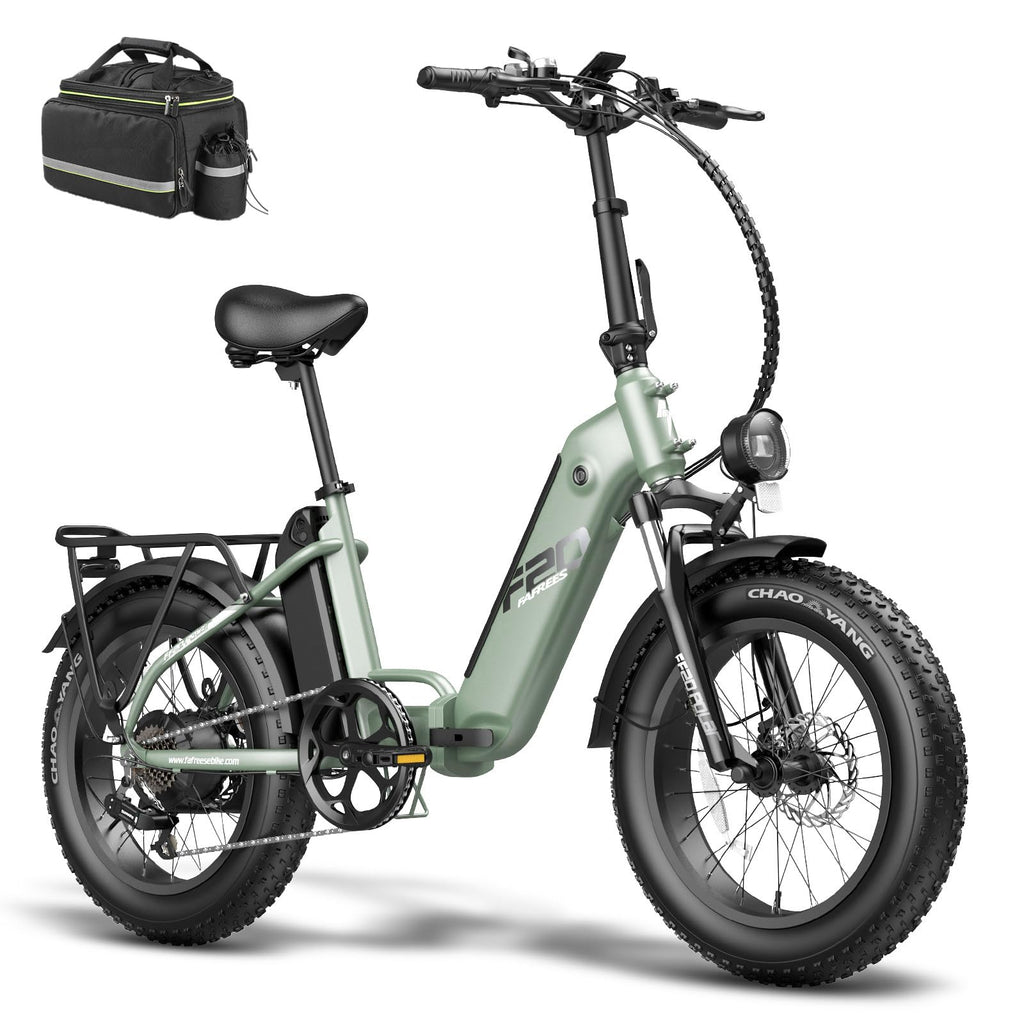 Fafrees FF20 Polar Folding Electric Bike, 998Wh Dual Battery, 140km Range, 20x4.0 INCHES Fat Tyres, Pedal Assist EBike for Audlts