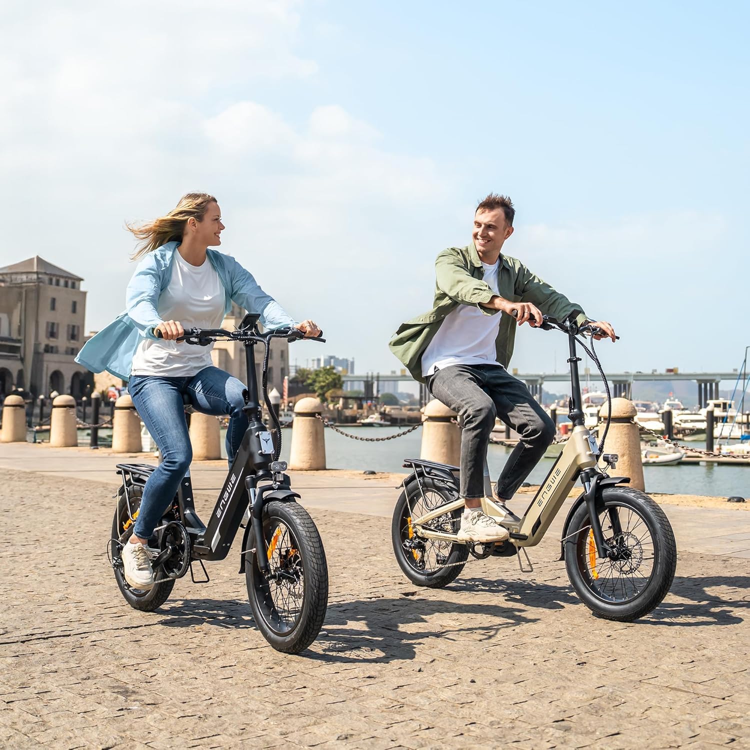 ENGWE L20 3.0 Pro Electric Bike with APP&IOT, 48V 15Ah E-Bike with Battery up to 160km, Torque Sensor and Hydraulic Brake, 20 * 3.0 Tyres, Fully charged in 2h