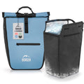 Borgen Bicycle Shopping Luggage Rack Bag - 23L with Removable Cooling Insert - Usable as Bicycle and Carrier Bag