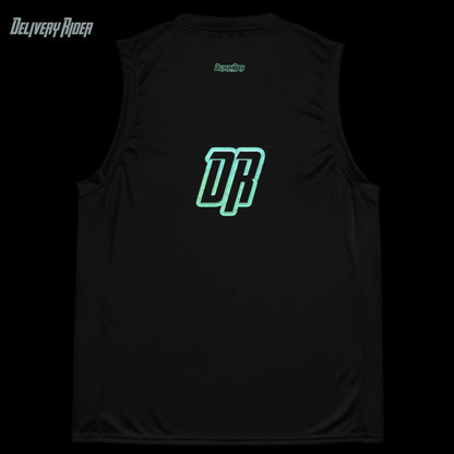 Delivery Rider unisex basketball jersey