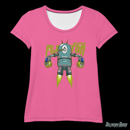 Plankton All-Over Print Women's Athletic T-shirt