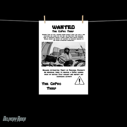 The GoPro THIEF Wanted Poster