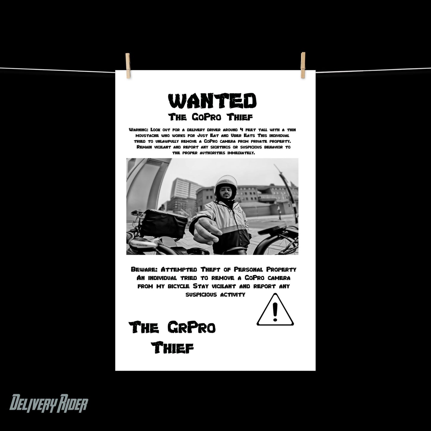 The GoPro THIEF Wanted Poster