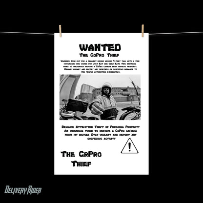 The GoPro THIEF Wanted Poster