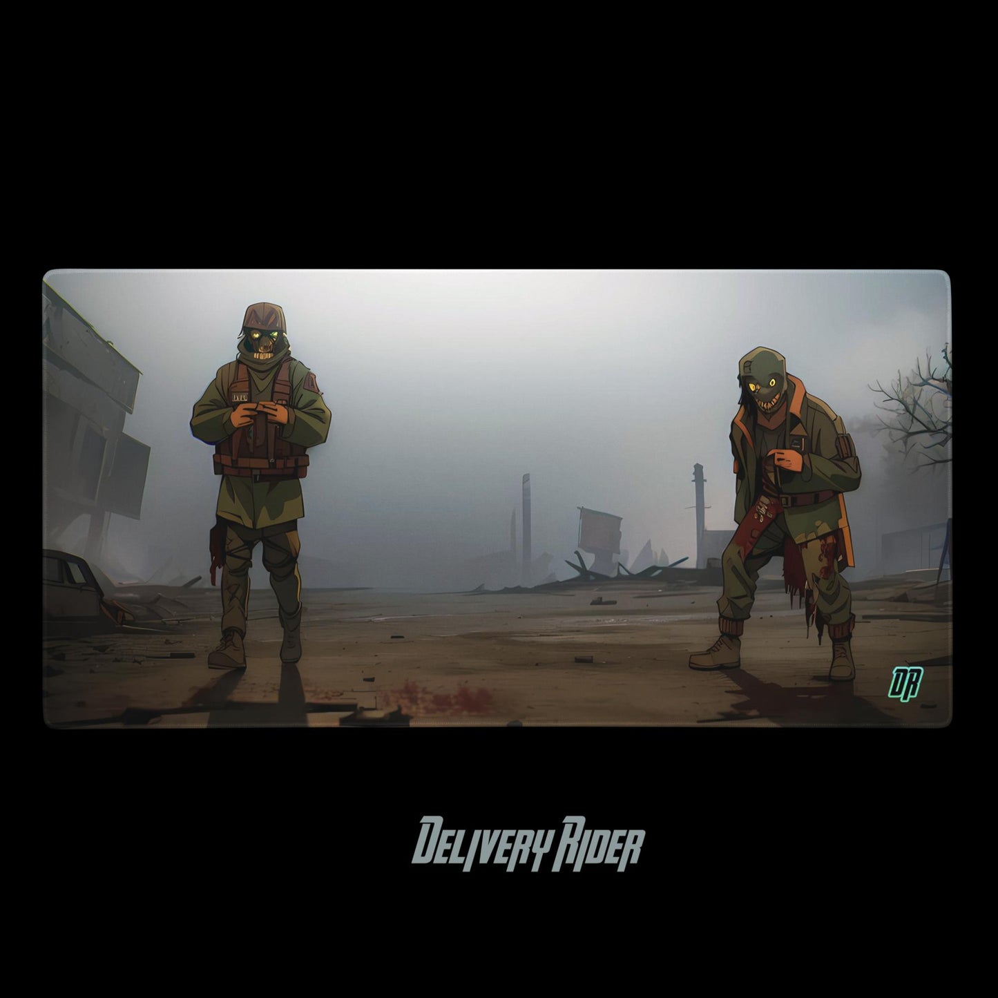 Delivery Rider Gaming mouse pad (War Zombies)