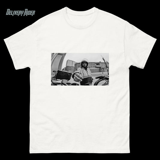 The GoPro Thief classic tee (Wanted: The Daring GoPro Bandit) Men's classic tee B & W