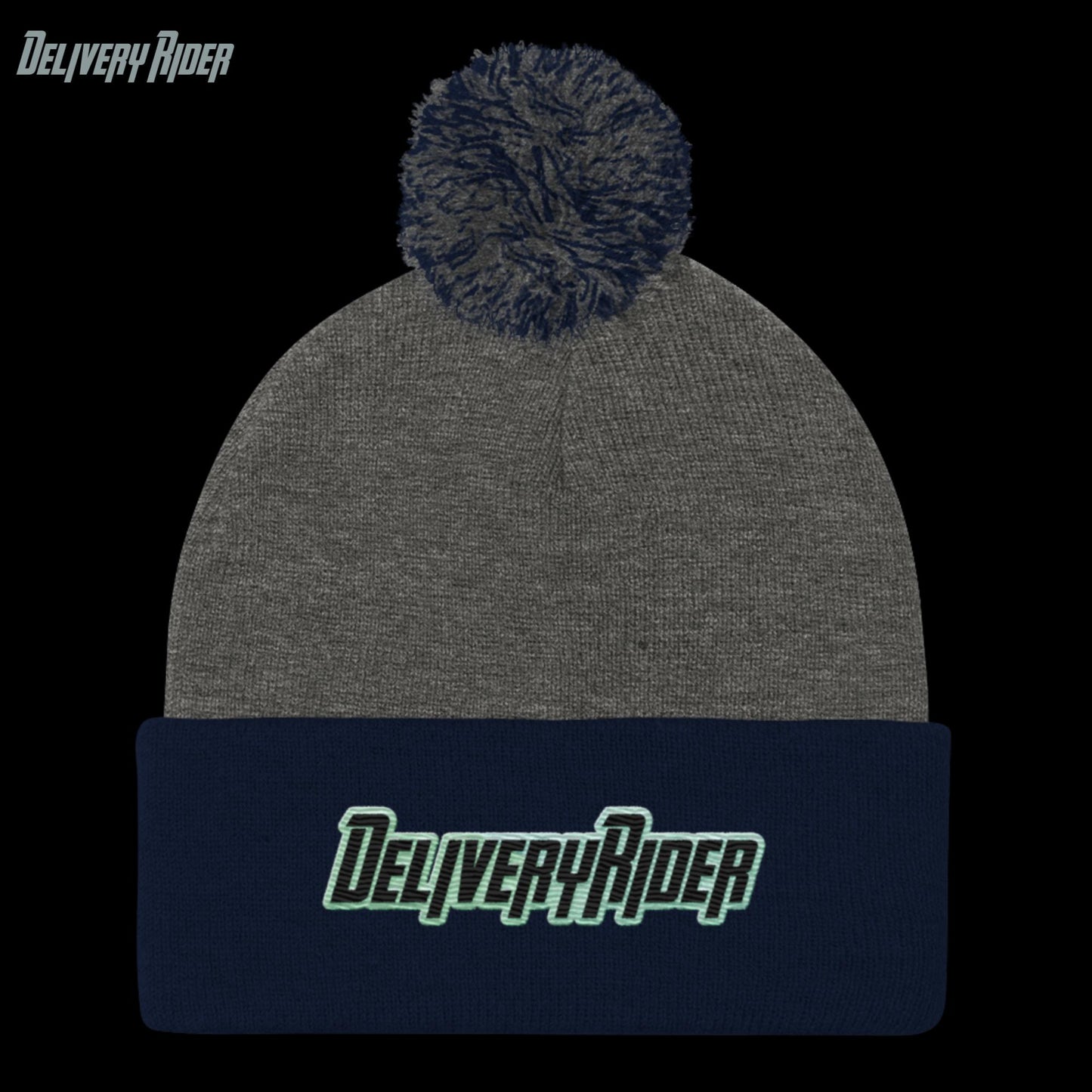 Delivery Rider Pom-Pom Beanie