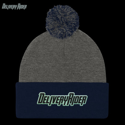 Delivery Rider Pom-Pom Beanie