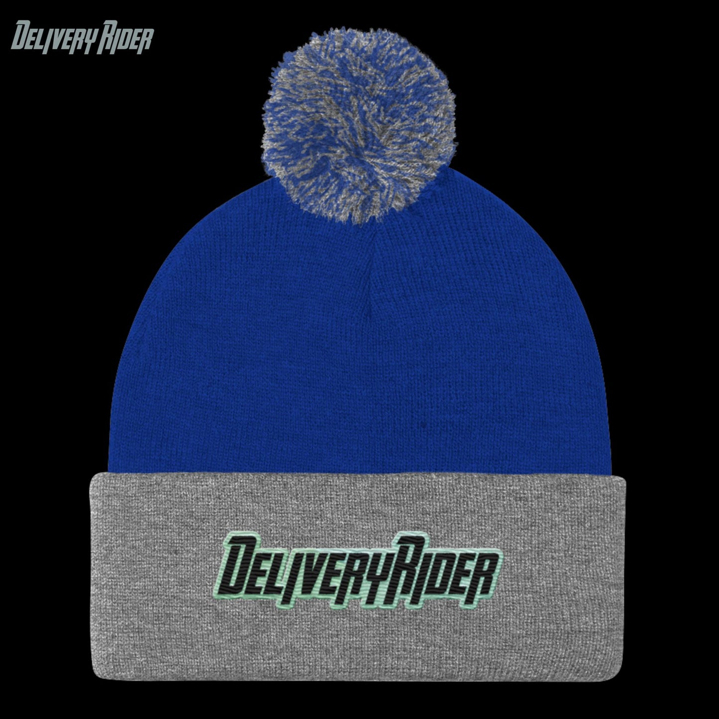 Delivery Rider Pom-Pom Beanie