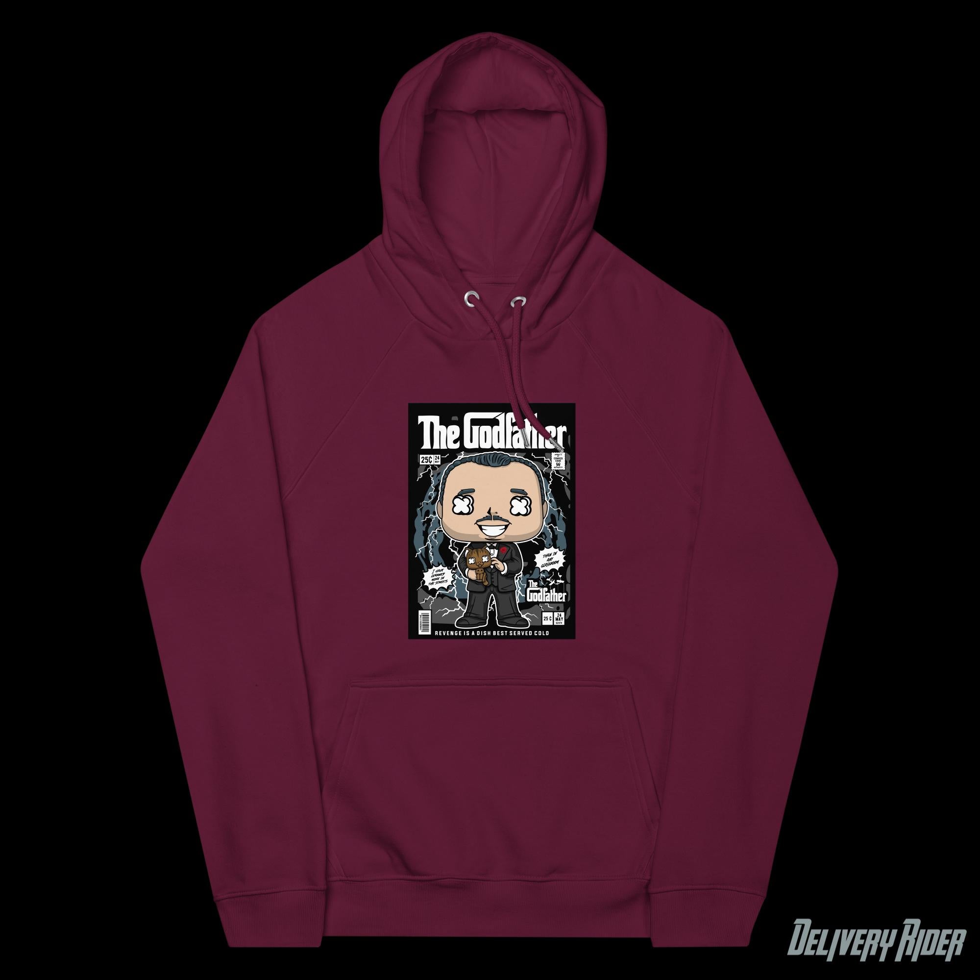 The Godfather Unisex eco raglan hoodie