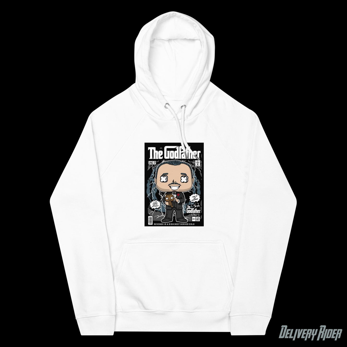 The Godfather Unisex eco raglan hoodie