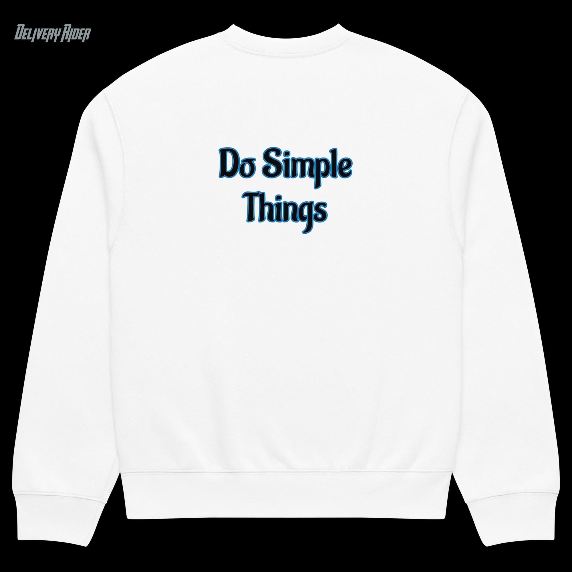 Simply Minded - Do Simple Things (Oversized heavyweight sweatshirt)