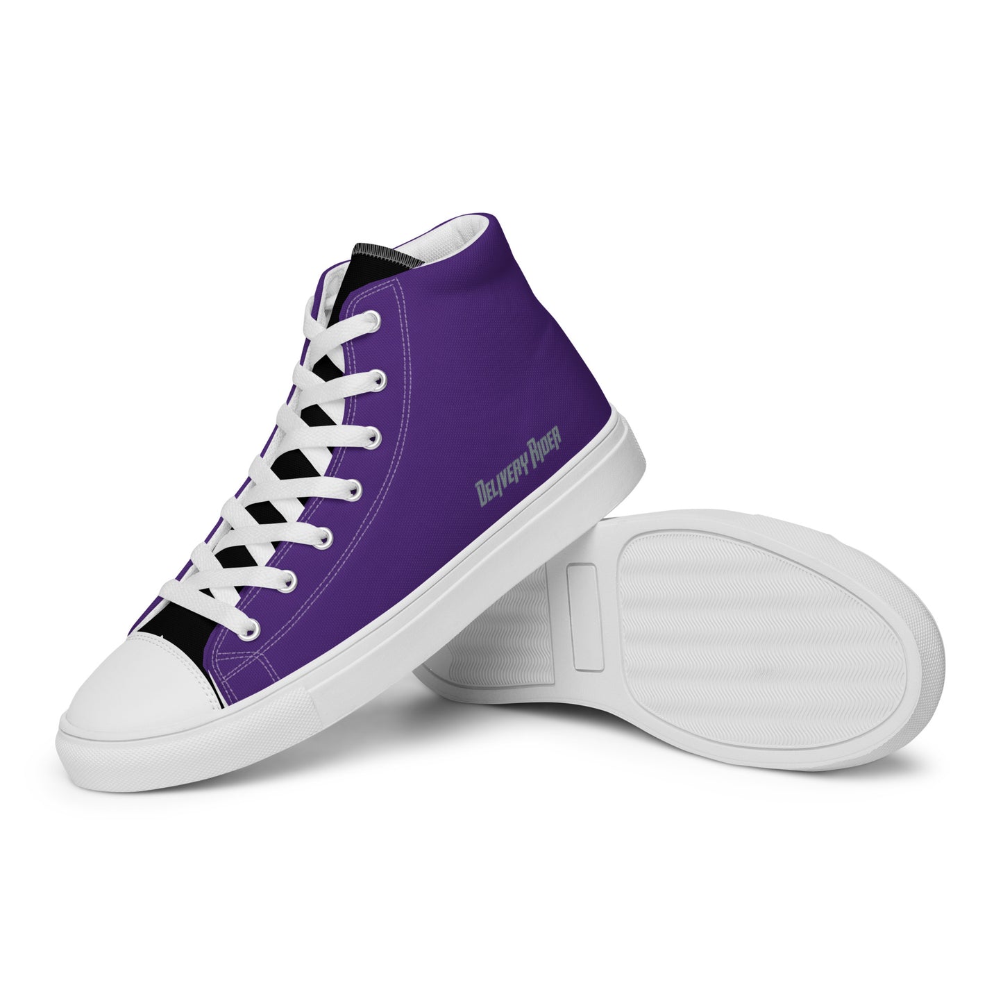 Delivery Rider Men’s high top canvas shoes