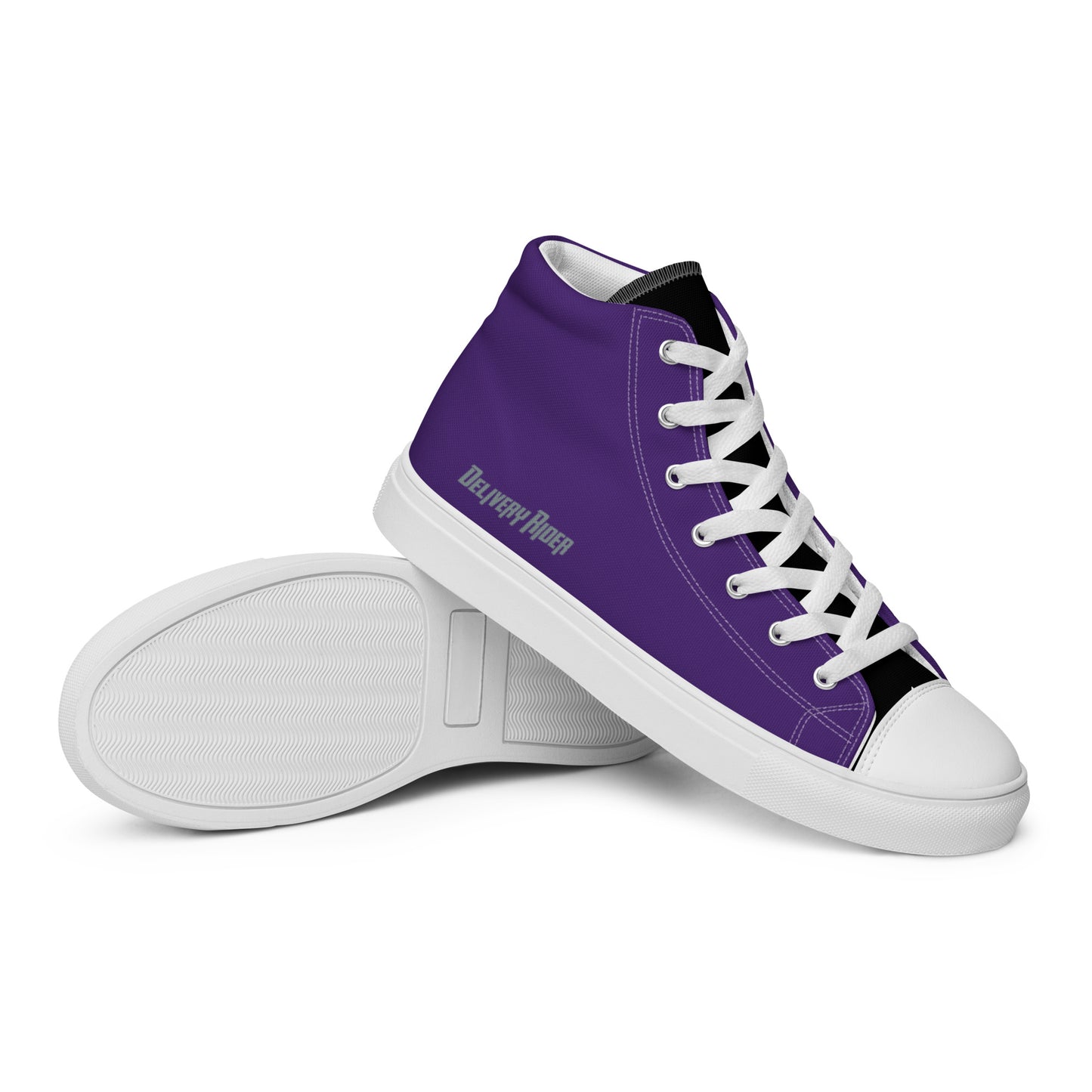 Delivery Rider Men’s high top canvas shoes