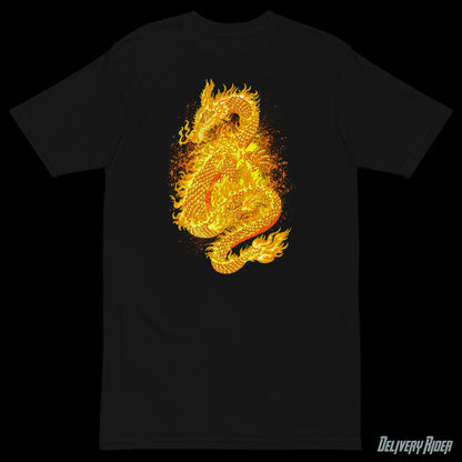 Fire Dragon Men’s premium heavyweight tee