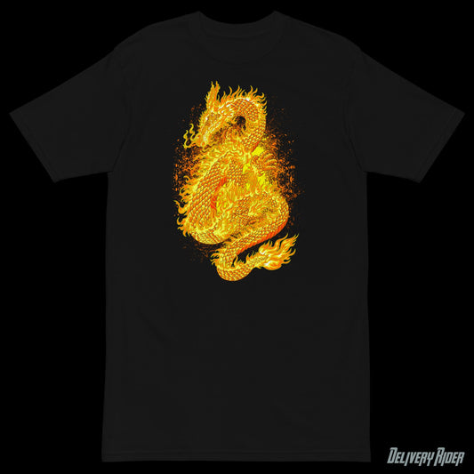 Fire Dragon Men’s premium heavyweight tee