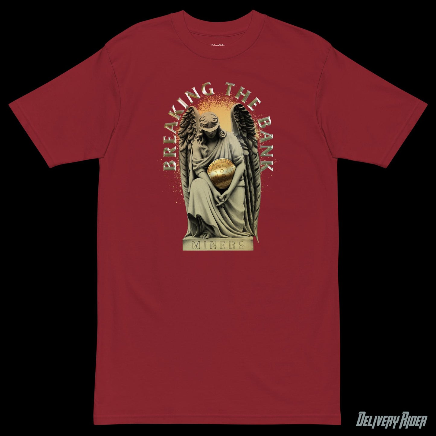 Delivery Rider (Breaking The Bank) Men’s premium heavyweight tee