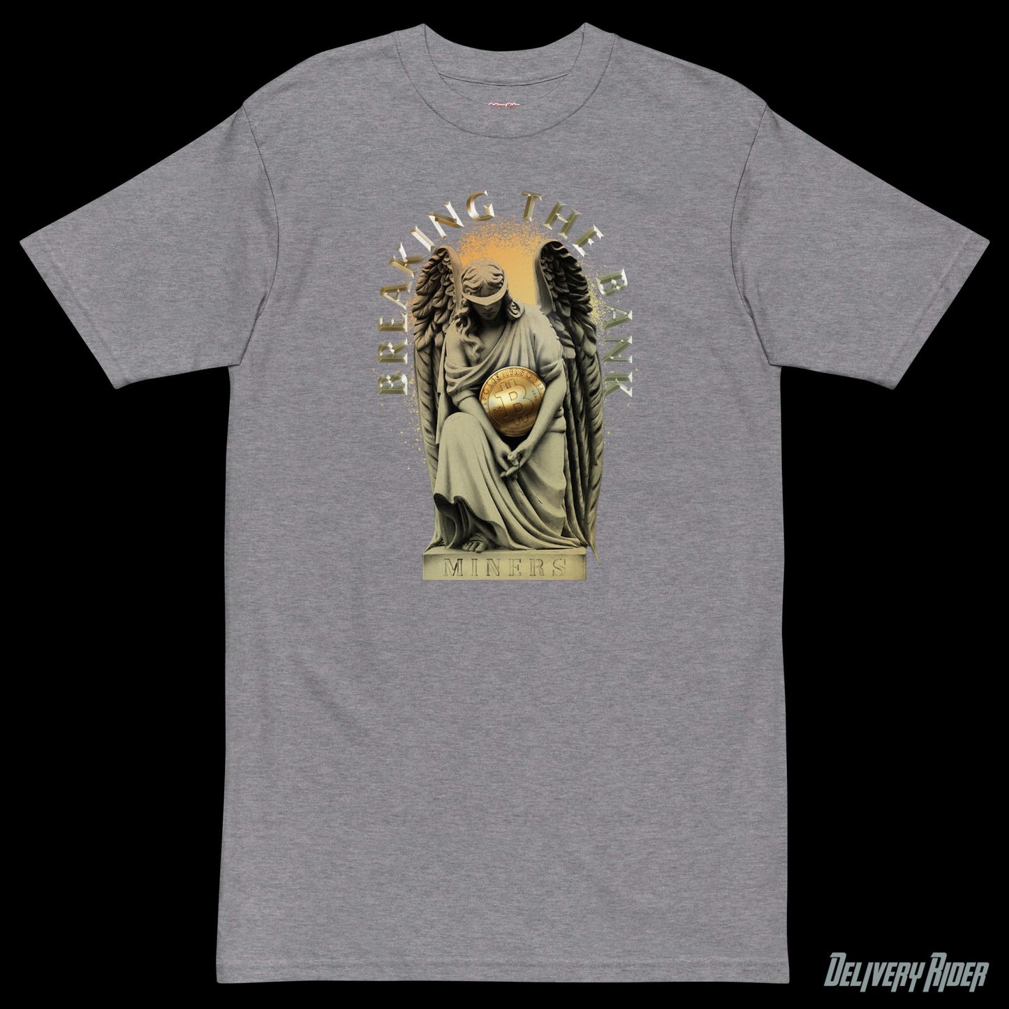 Delivery Rider (Breaking The Bank) Men’s premium heavyweight tee