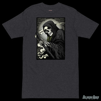 Delivery Rider Grim Reaper Tracksuit Men’s premium heavyweight tee