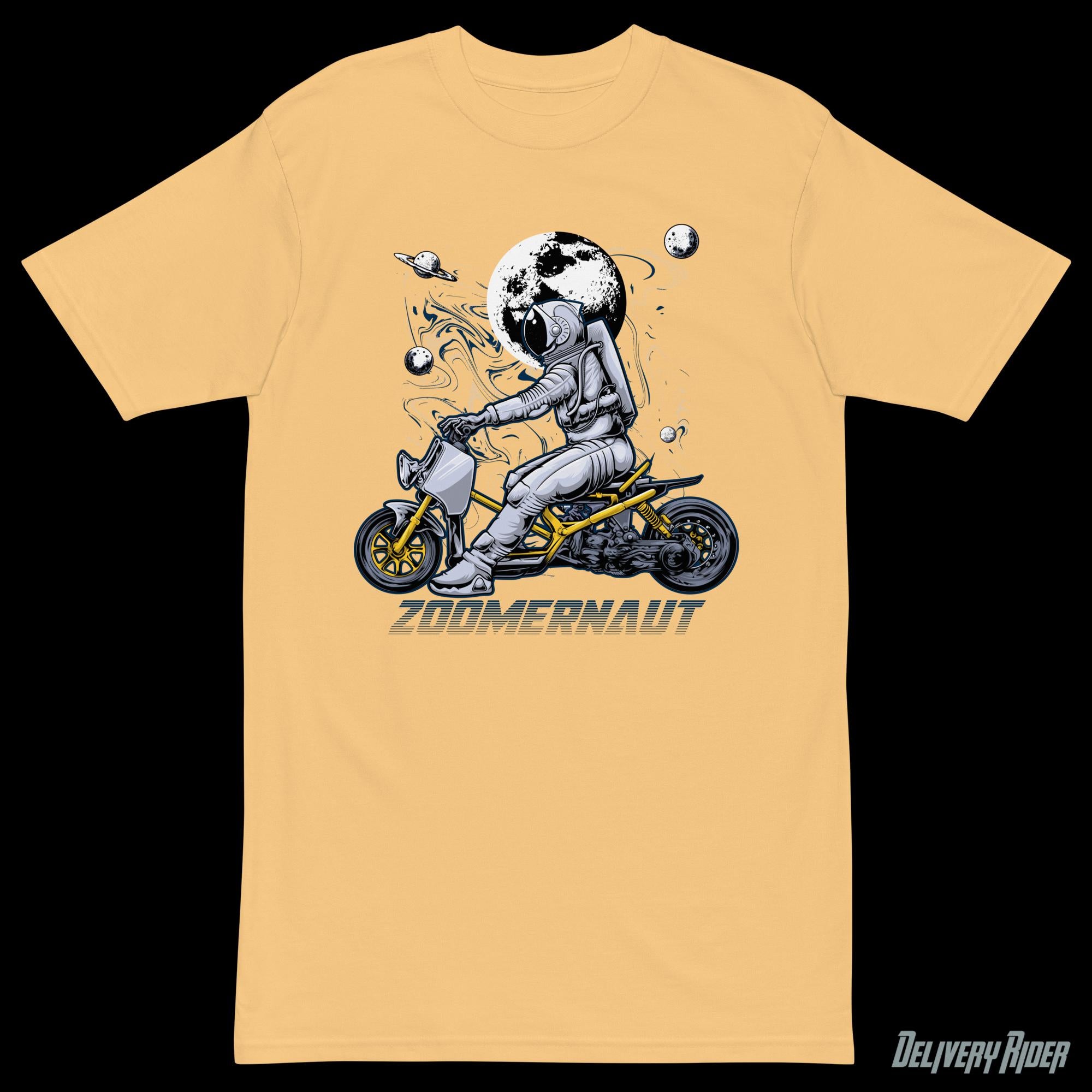 Delivery Rider Zoomer Men’s premium heavyweight tee