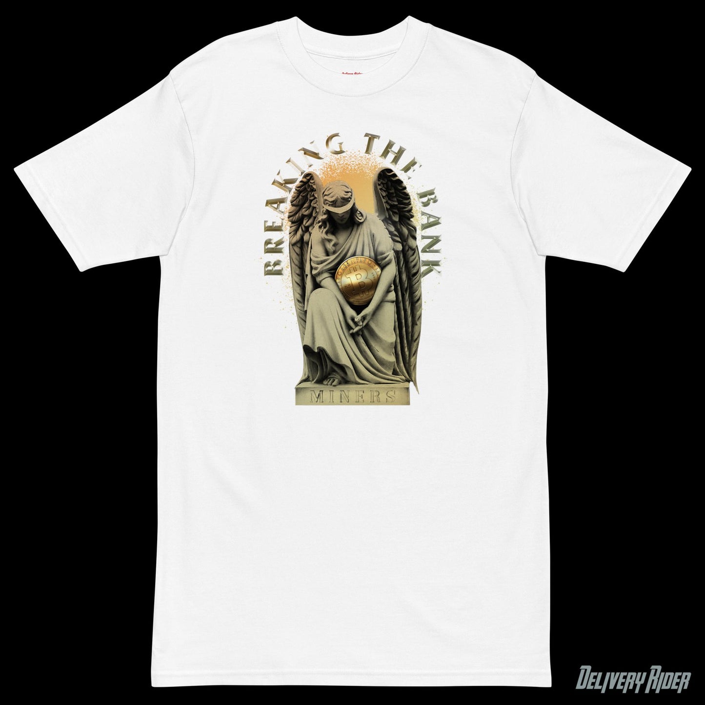 Delivery Rider (Breaking The Bank) Men’s premium heavyweight tee