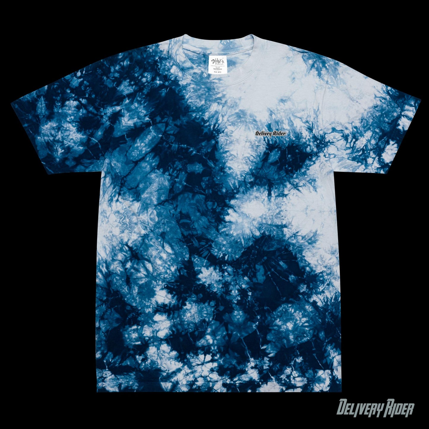 Delivery Rider Oversized tie-dye t-shirt