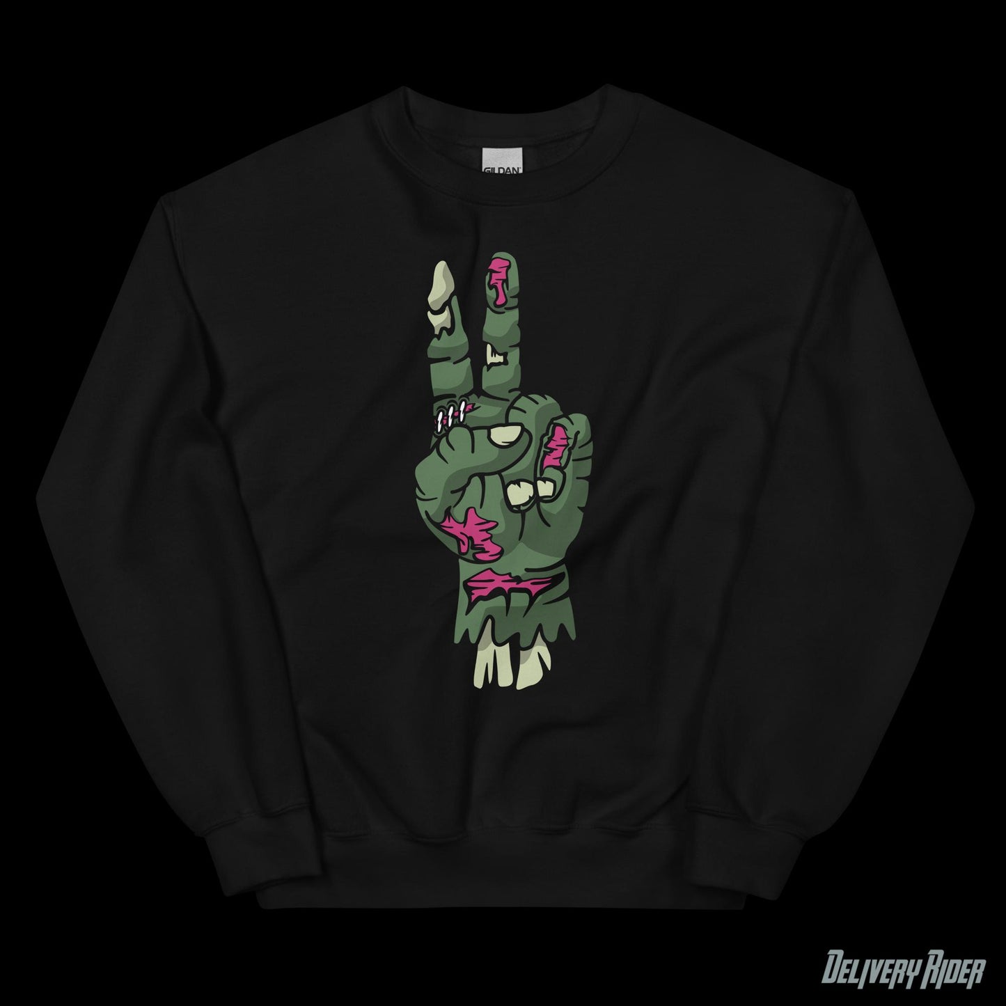 Zombie Hand of Peace Unisex Sweatshirt