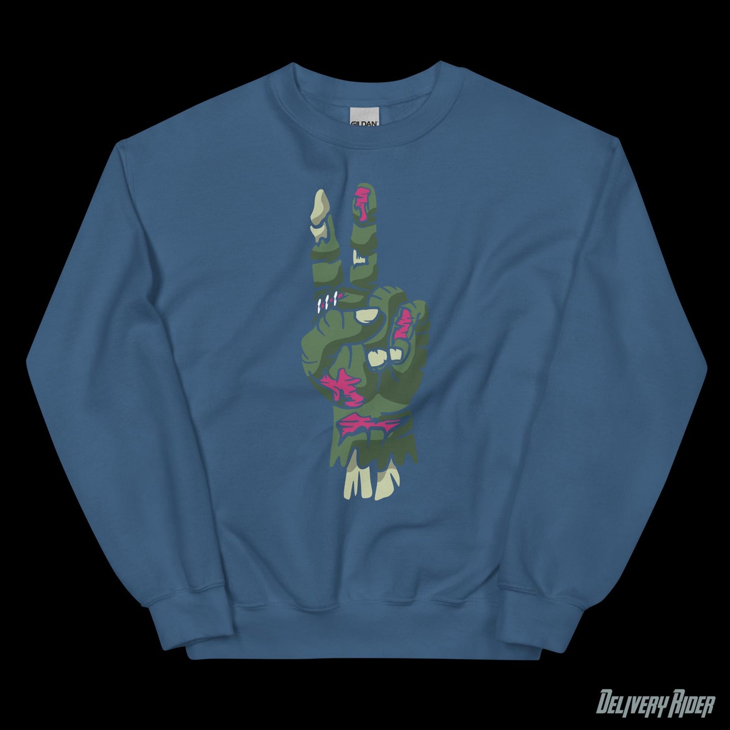 Zombie Hand of Peace Unisex Sweatshirt