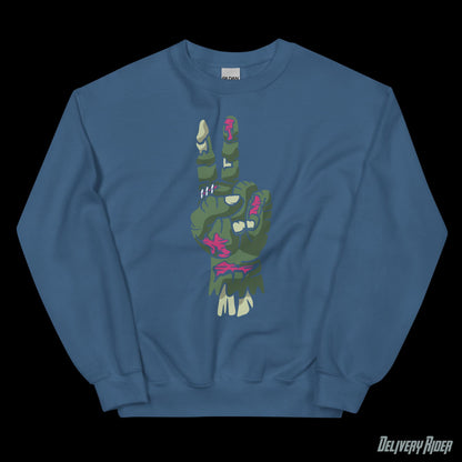 Zombie Hand of Peace Unisex Sweatshirt