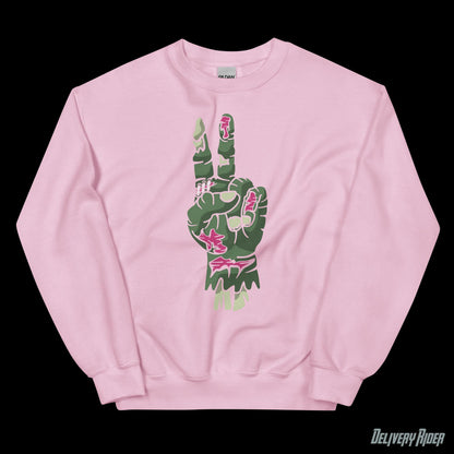 Zombie Hand of Peace Unisex Sweatshirt