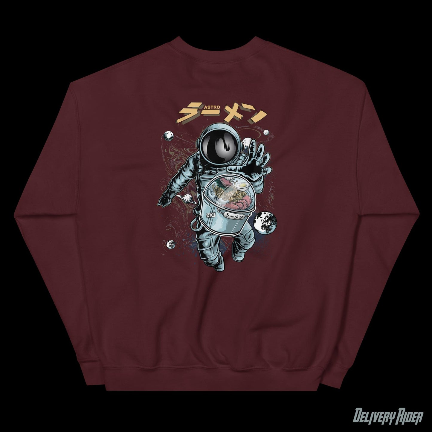 Delivery Rider Astro Ramen Unisex Sweatshirt