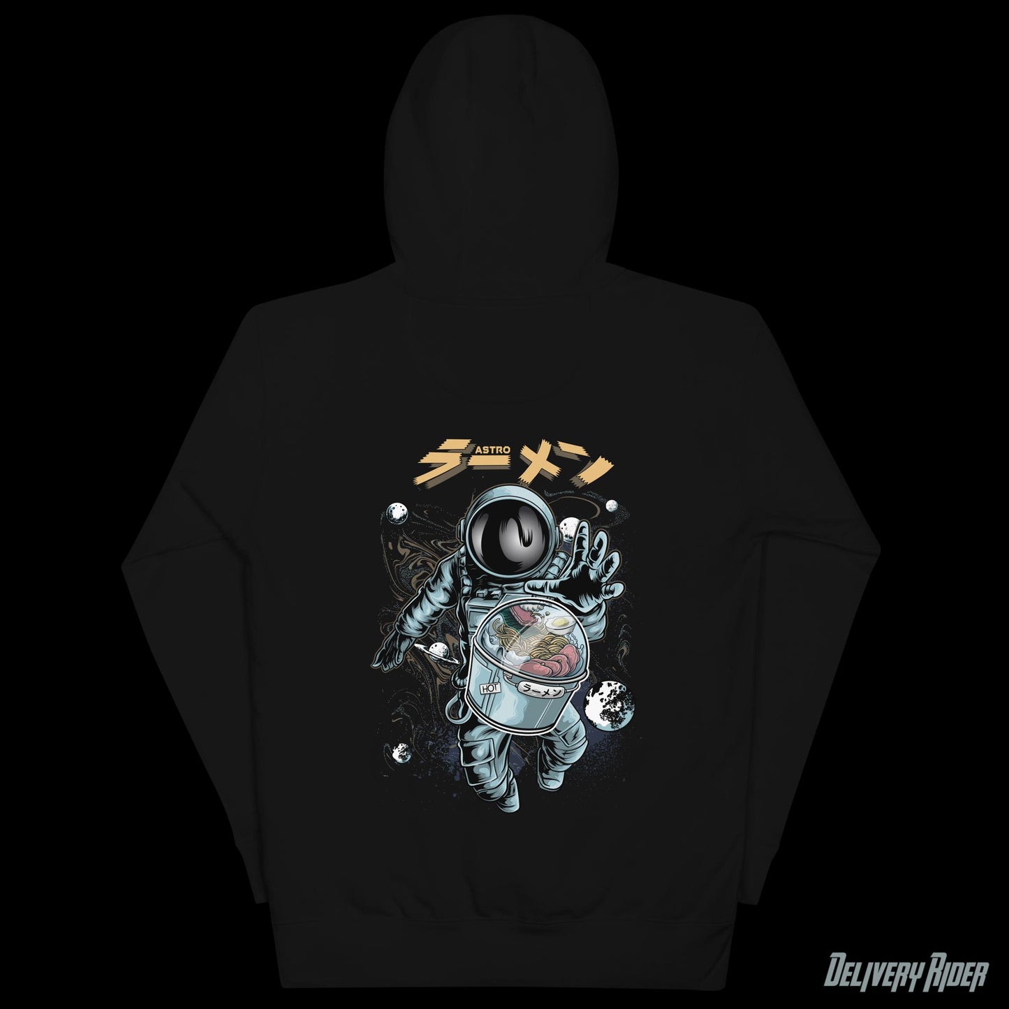 Delivery Rider Astro Ramen Unisex Hoodie