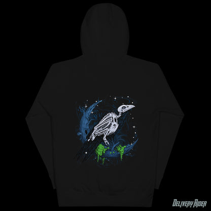 Delivery Rider (Skull Bird) Tracksuits Unisex Hoodie