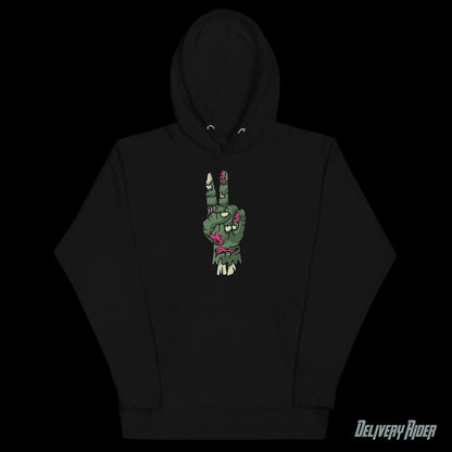 Zombie Hand of Peace Unisex Hoodie