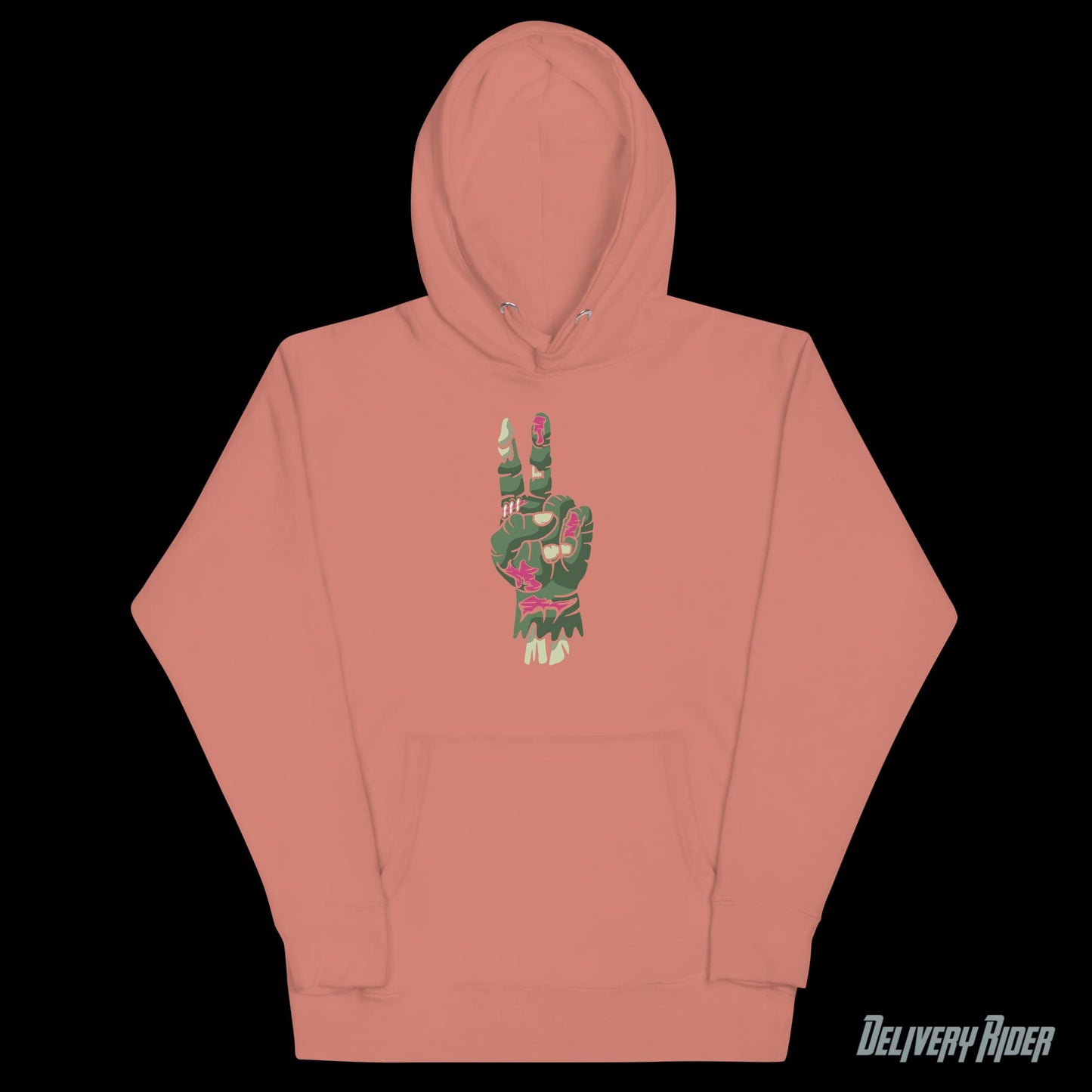 Zombie Hand of Peace Unisex Hoodie