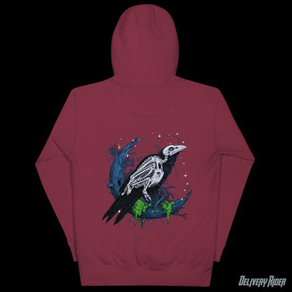 Delivery Rider (Skull Bird) Tracksuits Unisex Hoodie