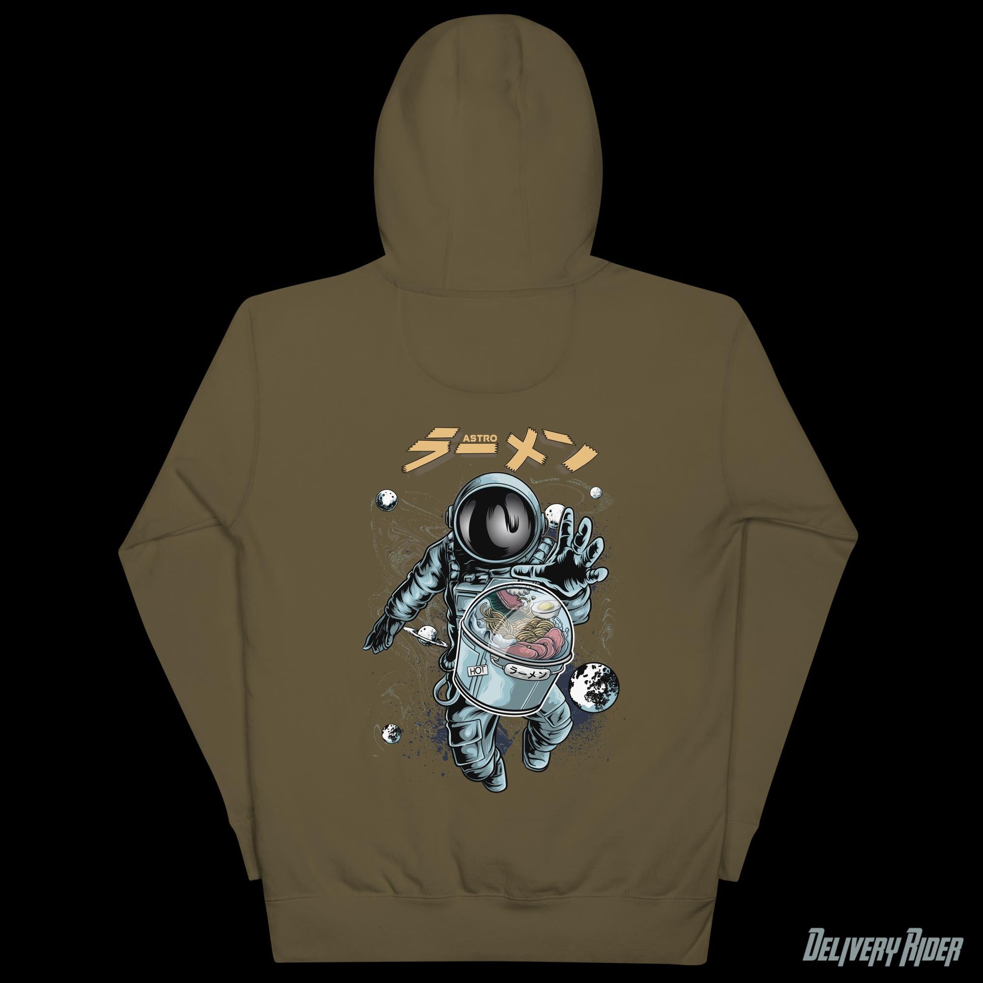 Delivery Rider Astro Ramen Unisex Hoodie