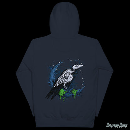 Delivery Rider (Skull Bird) Tracksuits Unisex Hoodie